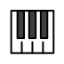 musical keyboard